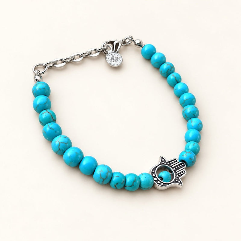 Afghani - Turkish Blue Evil Eye Turquoises Color Bracelet