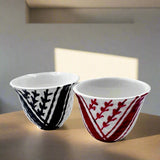 Arabic Coffee Cup Hatta Keffiyeh