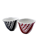 Arabic Coffee Cup Hatta Keffiyeh