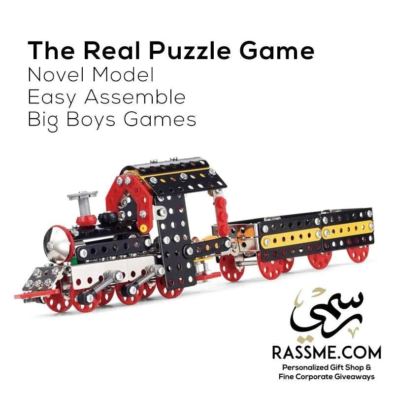 Assembly Model Train Assembly 3D Metal Train Alloy Model - Rassme