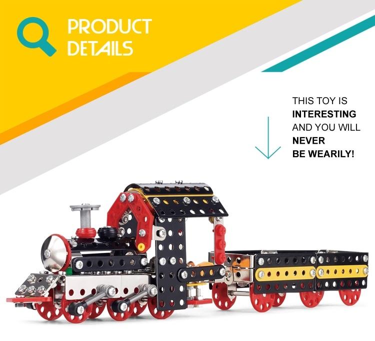 Assembly 3D Metal Train Alloy Model - Rassme