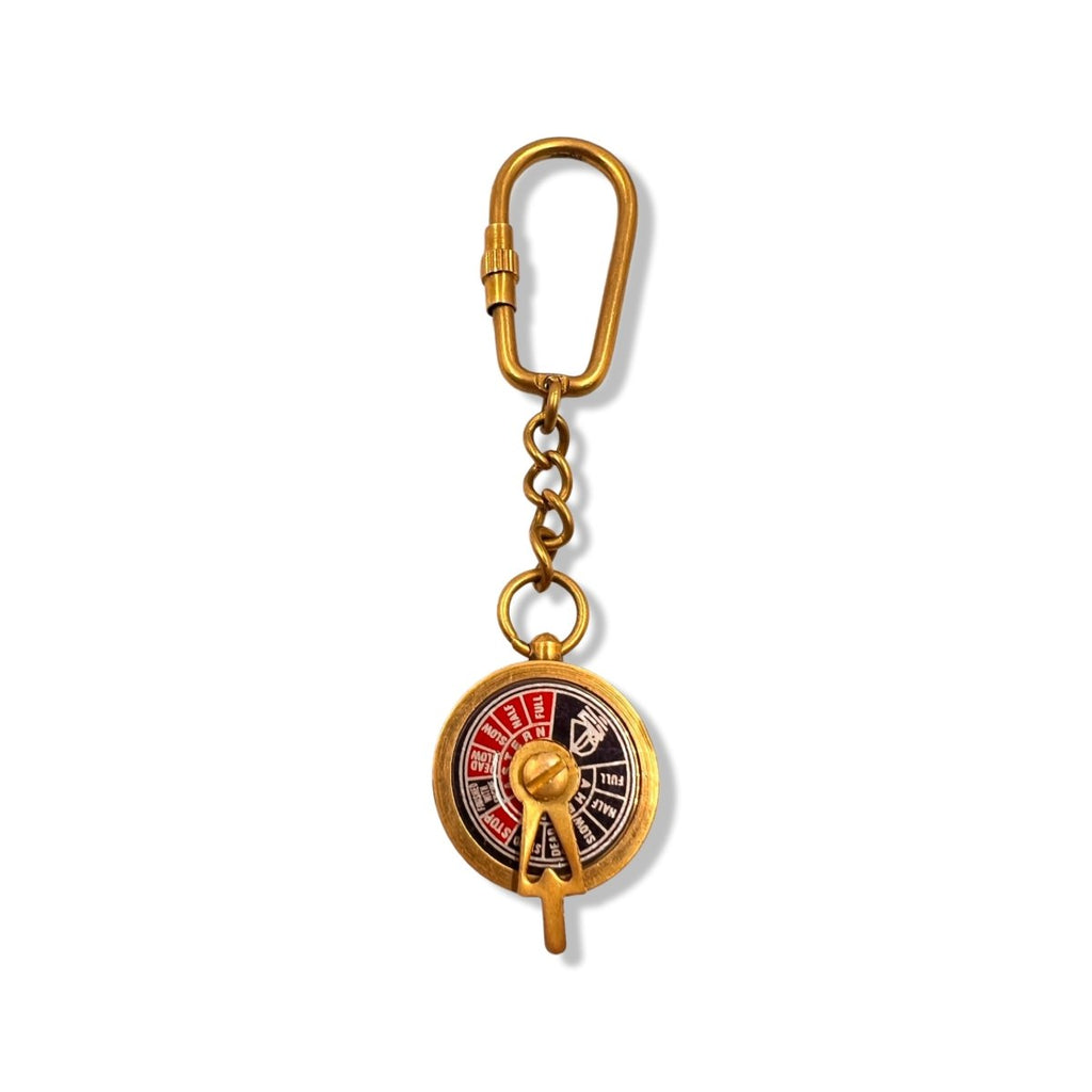 Astern Ship Engine Order Telegraph Keychain