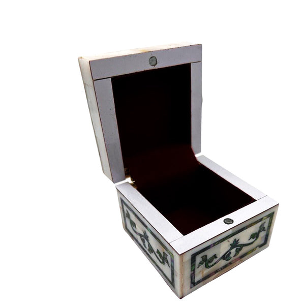 Box Genuine Mother of Pearl Cube - STLESS