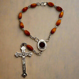 Bracelet OLIVE WOOD CATHOLIC ROSARY Bethlehem