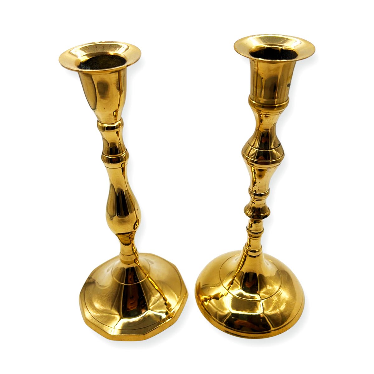 Candle Holder Brass Column
