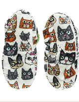 Catitude Fuzzy Feet Slipper Fur Cats non skid