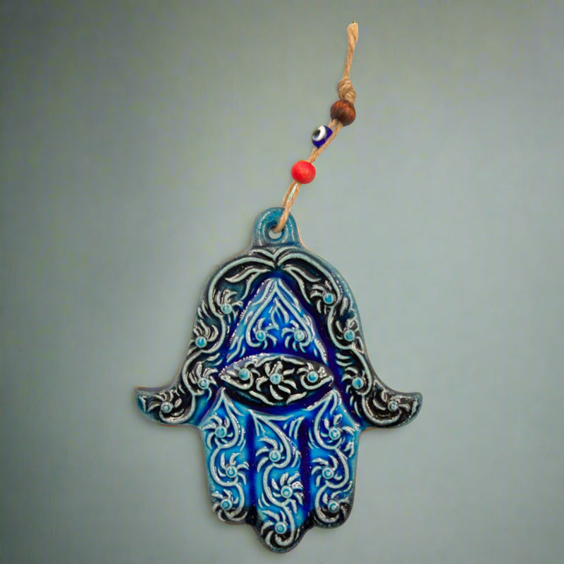 Ceramic Eye Hamsa