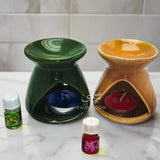 Ceramic Oil Warmer Tealight Warmer With Oil & Candle
