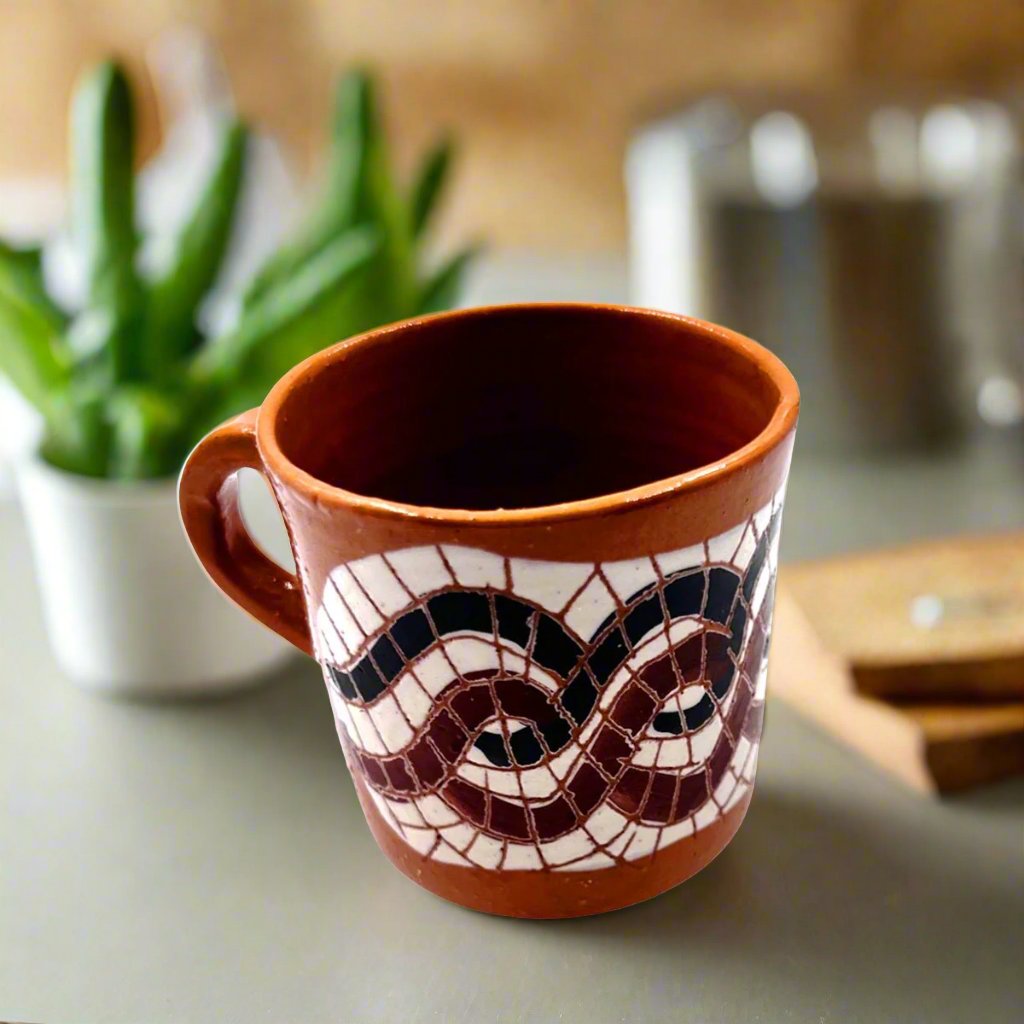 Coffee Cup Handcrafted Clay - STLESS