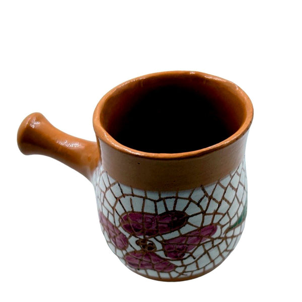 Coffee Pot Handcrafted Clay Mosaics - STLESS
