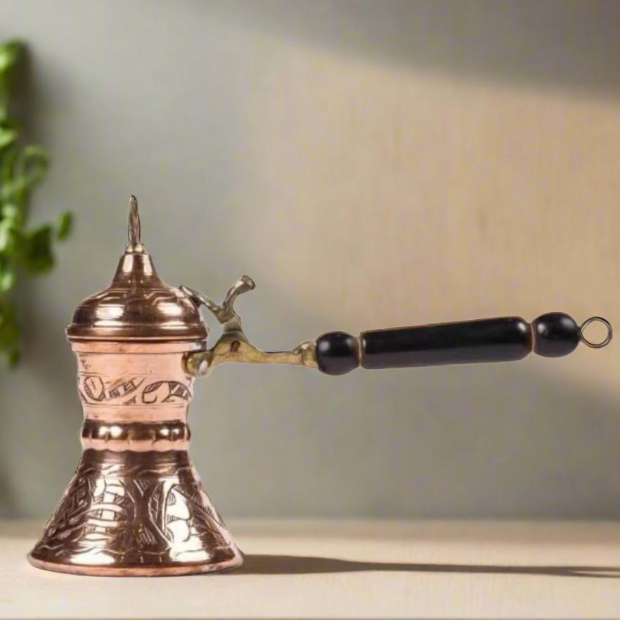 Dalleh Coffee Pot Handcrafted Solid Brass