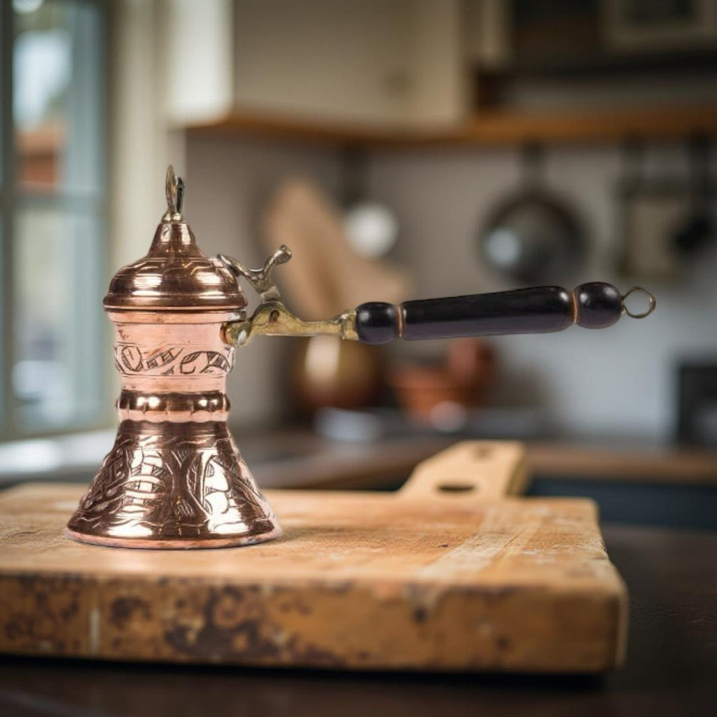 Dalleh Coffee Pot Handcrafted Solid Brass