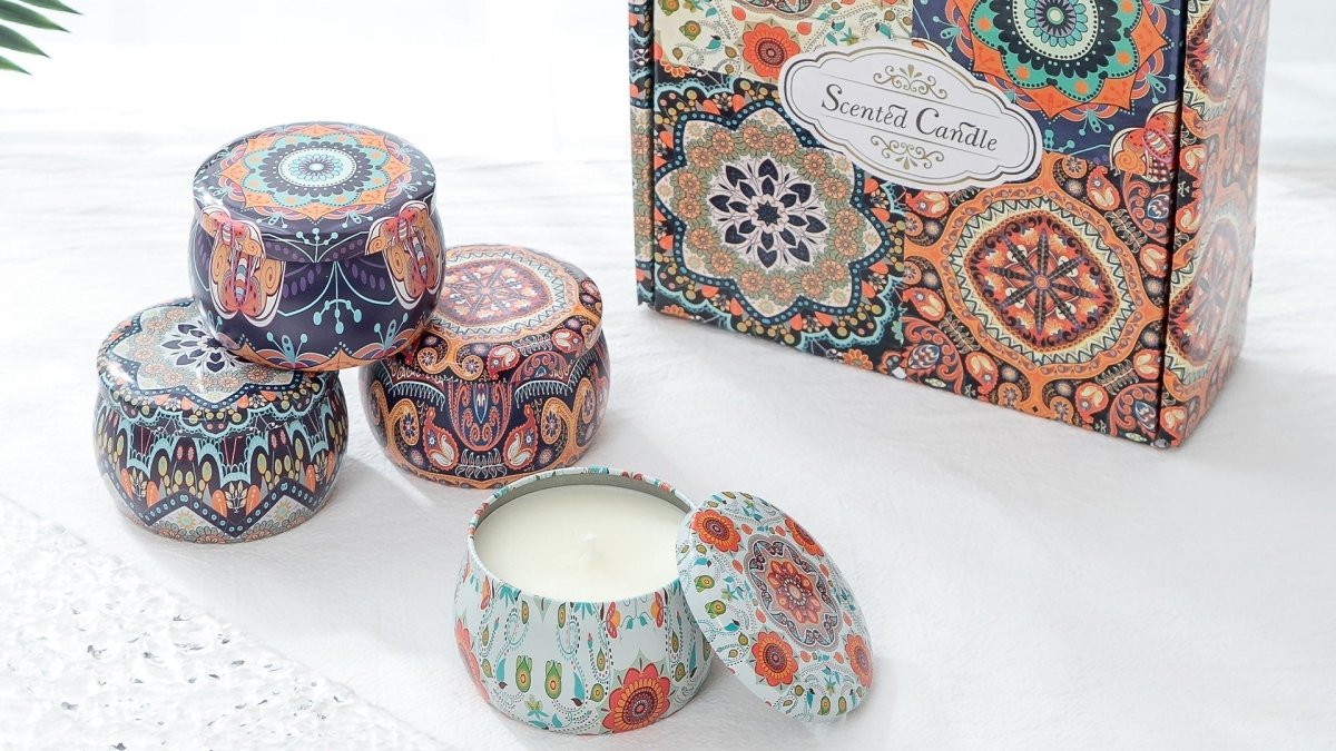 Diwali Matka Shaped Tin Box Tea Light Candles