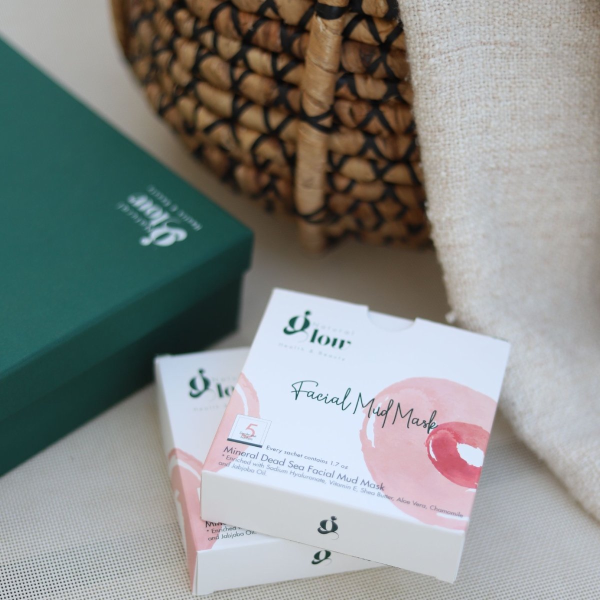Facial Mud Mask: Single-Use Sachet