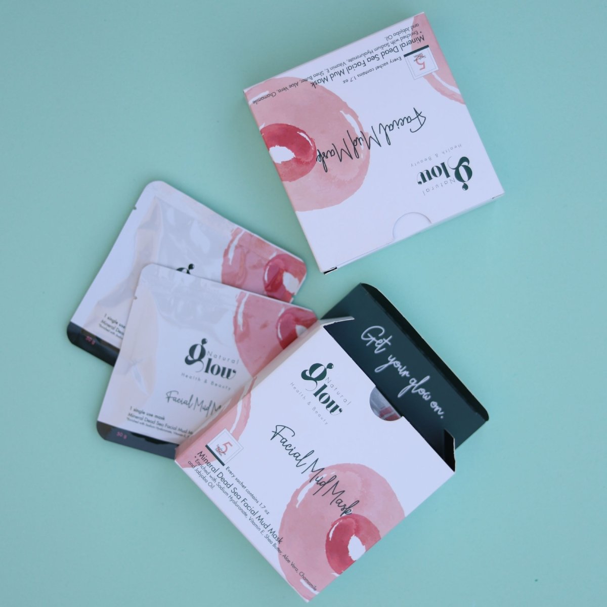Facial Mud Mask: Single-Use Sachet