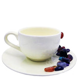 Gemstone And Porcelain Coffee Cup / Tea