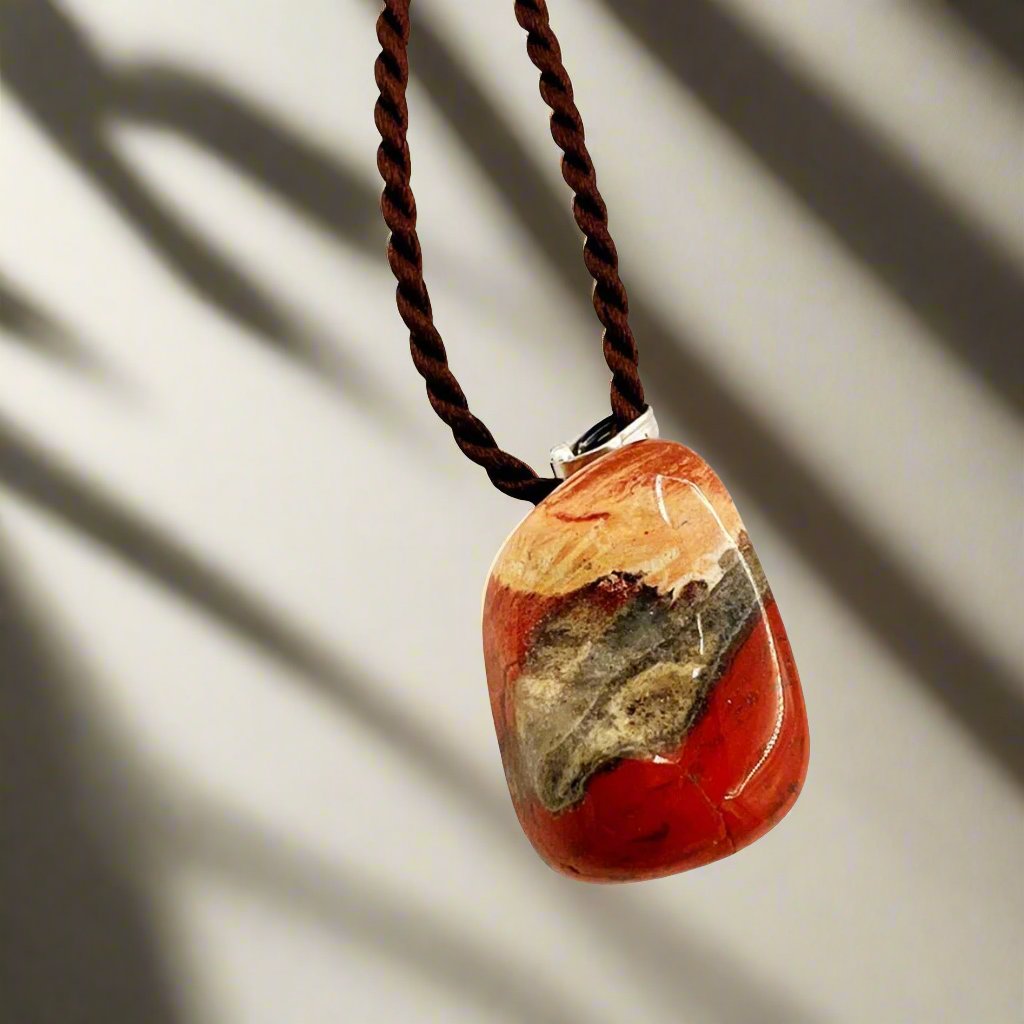 Gemstone Stone Necklace Agate - STLESS