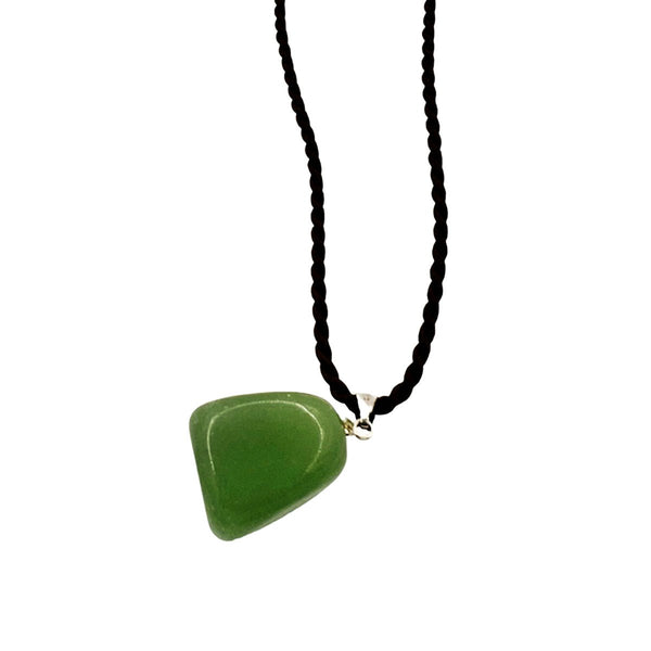 Gemstone Stone Necklace Jade - STLESS