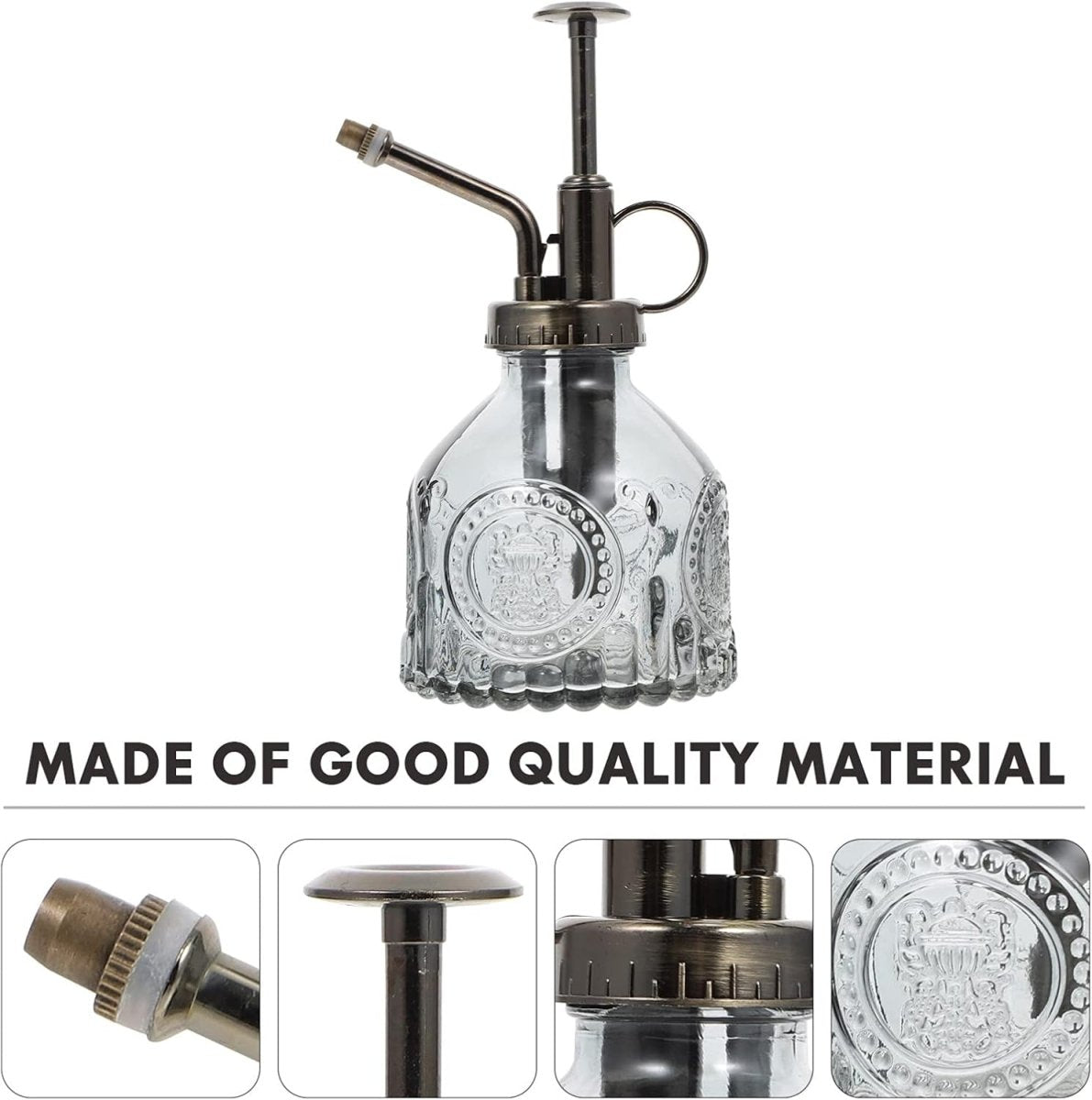 Glass Watering Spray Bottle Vintage