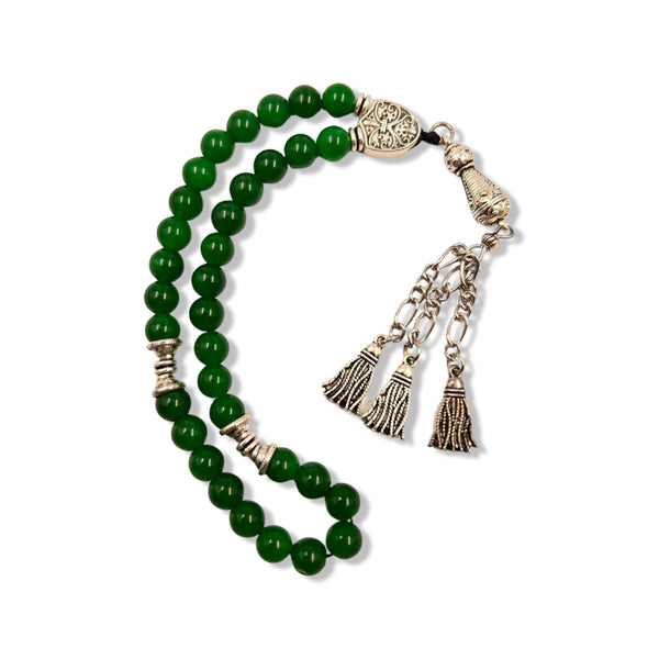 Green Stones Worry Beads Prayer Beads - STLESS