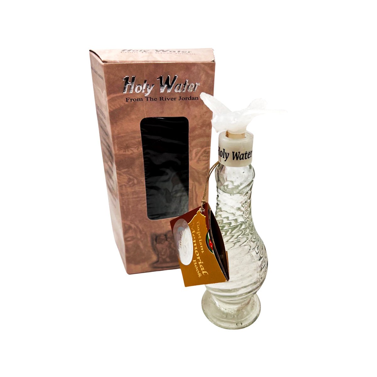 Holy Water in Glass Bottle From River of Jordan