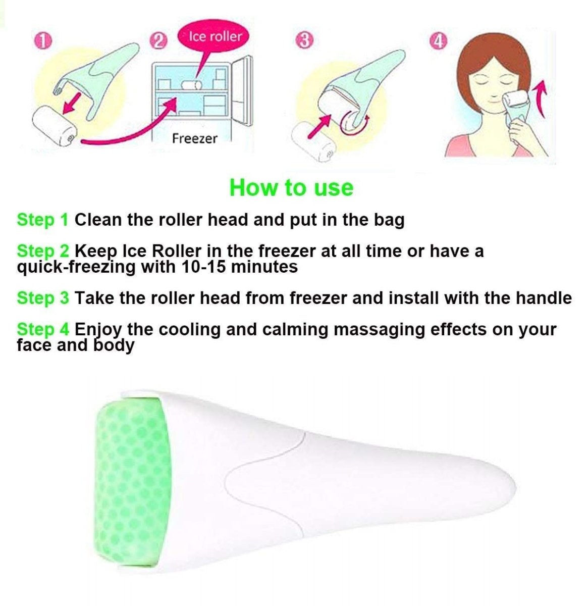 Ice Roller for Face Massager, Facial Skin Care