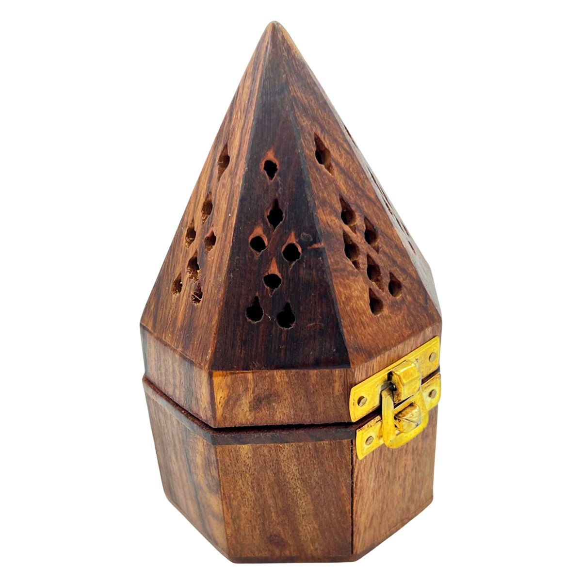 Incense Holder Pyramid Box Handmade Wooden