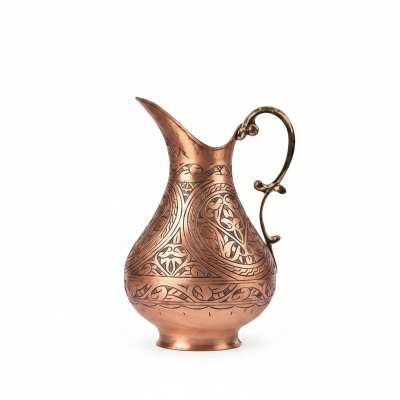 Jug Handcrafted Solid Brass