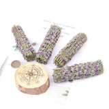 Lavender Flower Smudge Stick Natural Dried Flower Lavender Stick Aromatherapy Stick For Home Cleansing Negative Energy Clearing