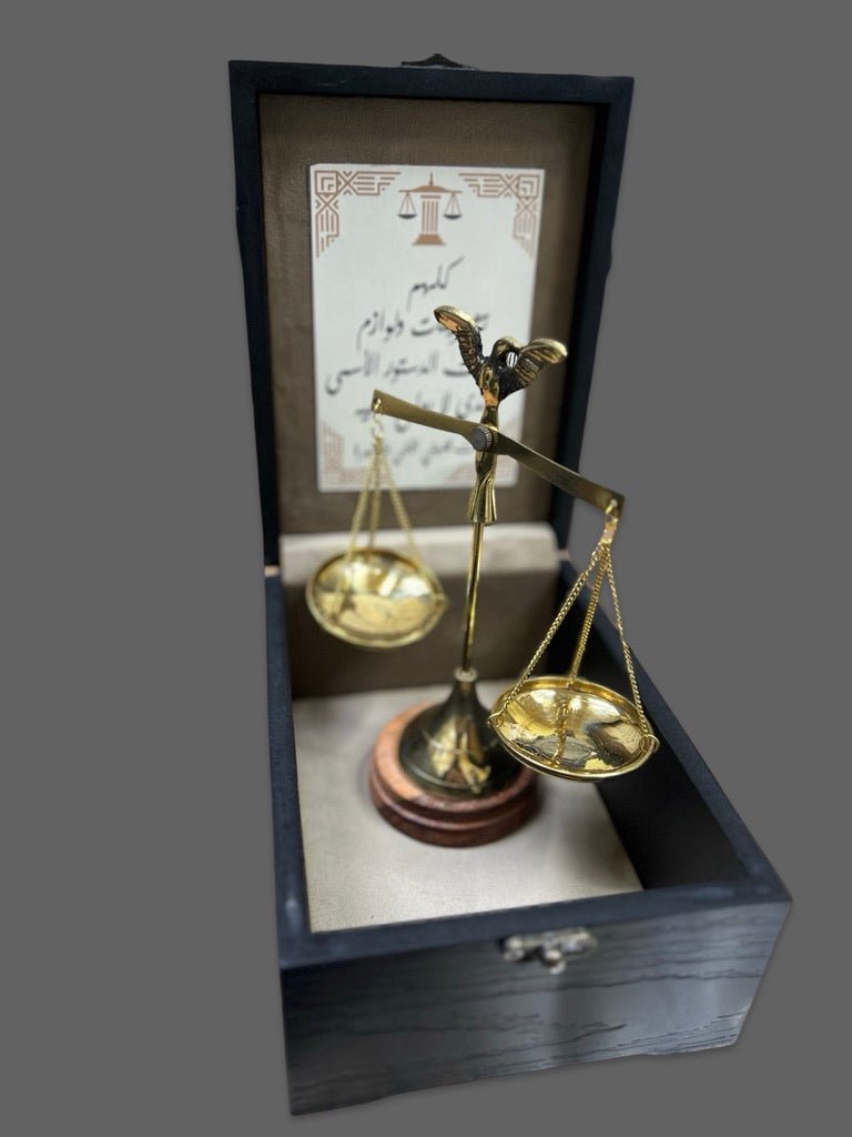 Lawyer Balance and Box Lawyer / Judge Gift Set