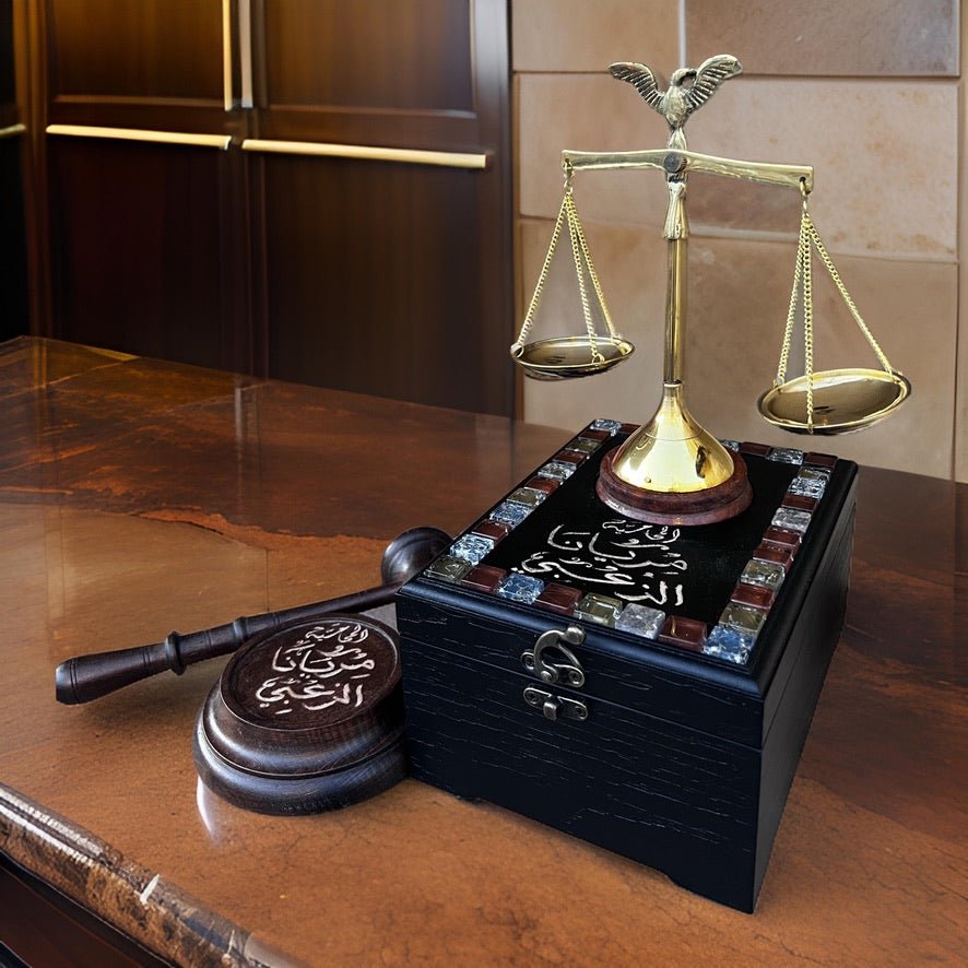 Lawyer Balance and Box Lawyer / Judge Gift Set