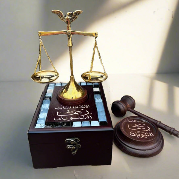 Lawyer Balance and Box Lawyer / Judge Gift Set