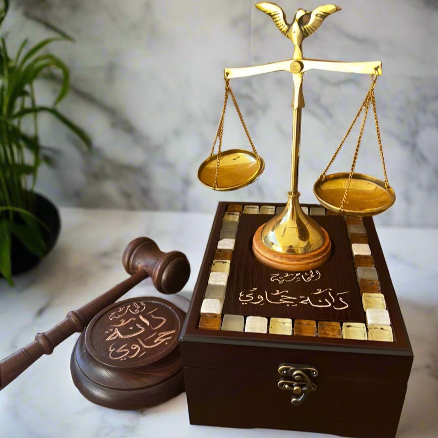 Lawyer Balance and Box Lawyer / Judge Gift Set