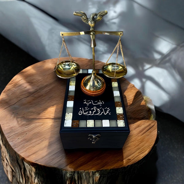 Lawyer Balance and Box Lawyer / Judge Gift Set