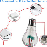 Ledbulb Lamp Humidifier Air Humidifier Bulb at Night