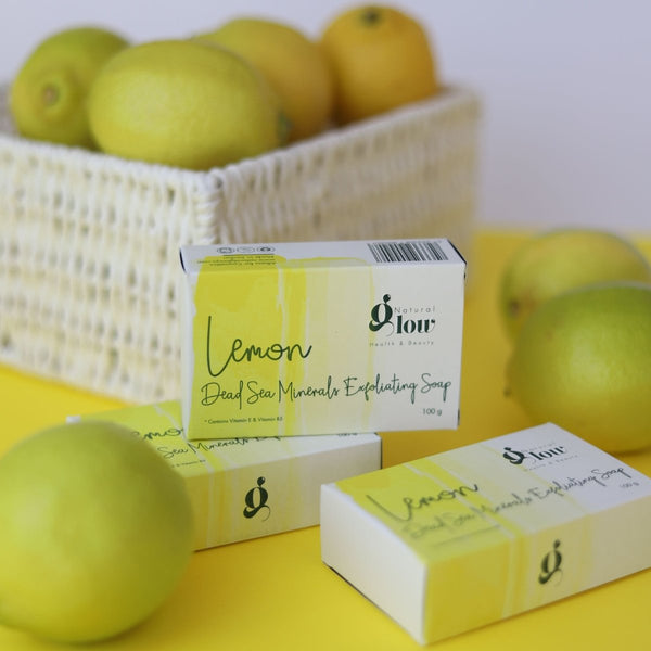 Lemon Dead Sea Minerals Exfoliating Soap