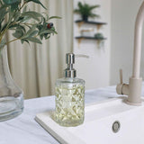 Luxury Glass Soap Dispenser with Stainless Steel Pump
