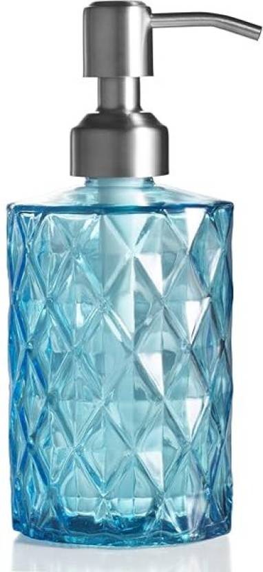 Luxury Glass Soap Dispenser with Stainless Steel Pump
