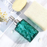 Luxury Glass Soap Dispenser with Stainless Steel Pump