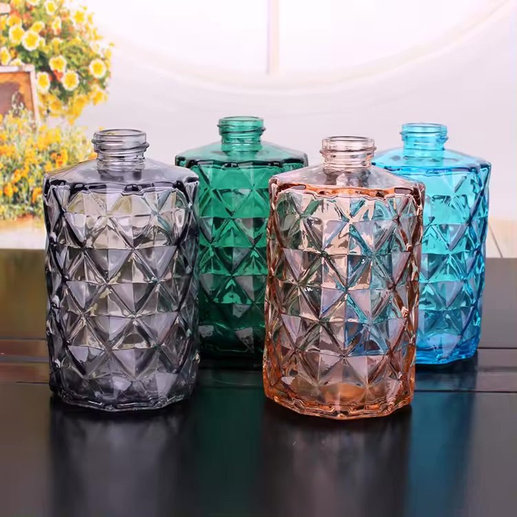 Luxury Glass Soap Dispenser with Stainless Steel Pump