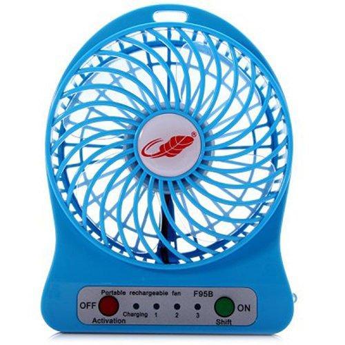 MINI FAN RECHARGEABLE 3 MODE PORTABLE USB LITHIUM BATTERY