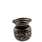 Mini Incense Vase Pourer White Metal