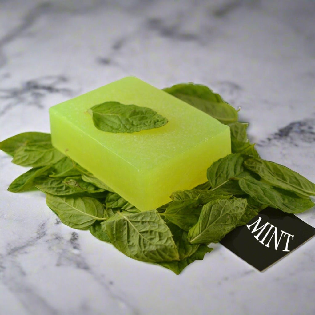 Mint Glycerin Soap Bar With Dead Sea Salt