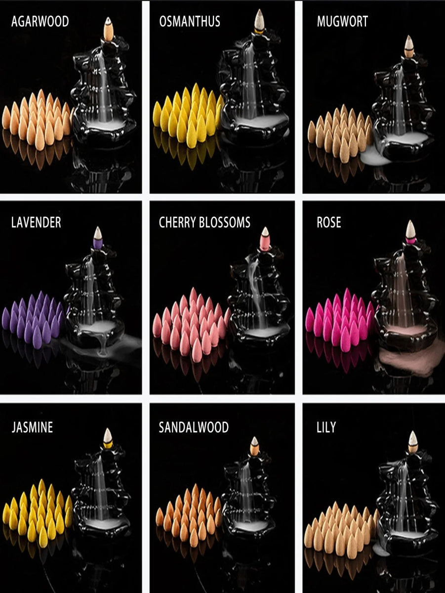 Natural Backflow Incense Cones