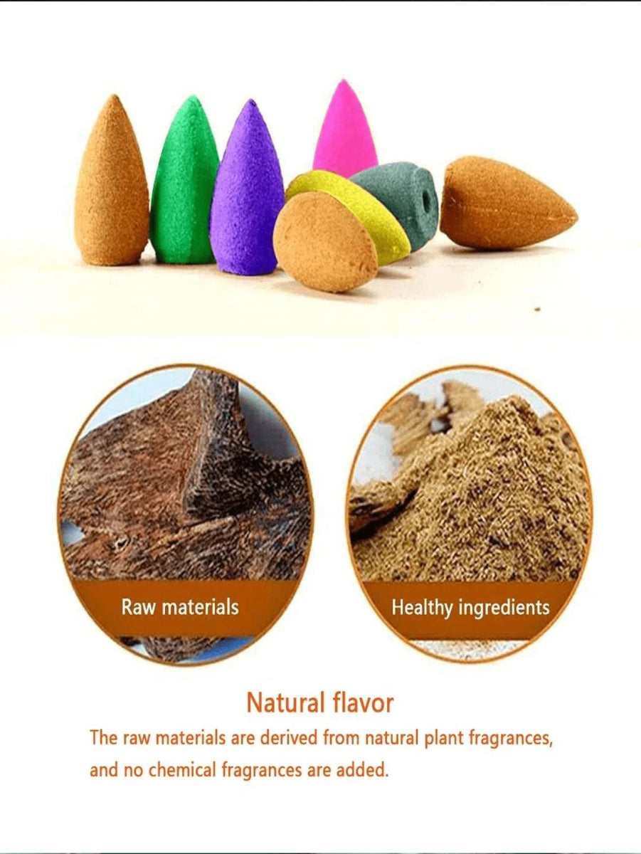 Natural Backflow Incense Cones