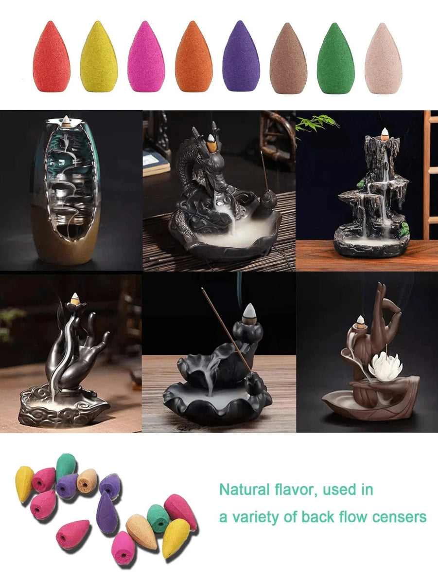 Natural Backflow Incense Cones