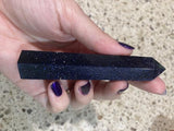Natural Crystal Blue Sandstone Hexagonal