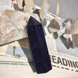 Natural Crystal Blue Sandstone Hexagonal