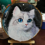 Natural Wood Slices Paint Set Supplies