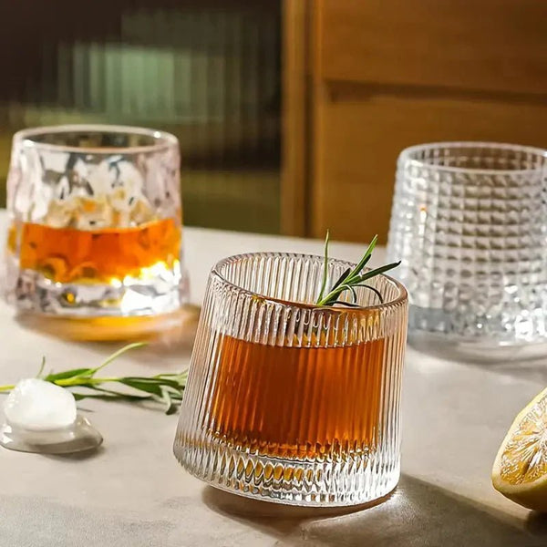 Old Fashioned Dancing Glass Spinning/Swirling Glasses Tumbler